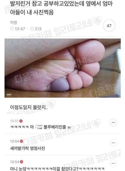 엄마 아들이라니 ㅋㅋㅋㅋ