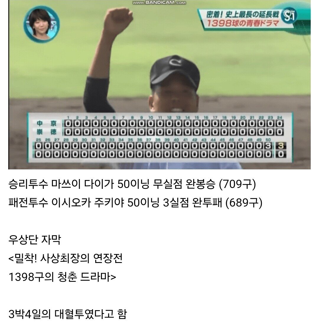 김성근도 감동먹을 일본의 낭만 야구