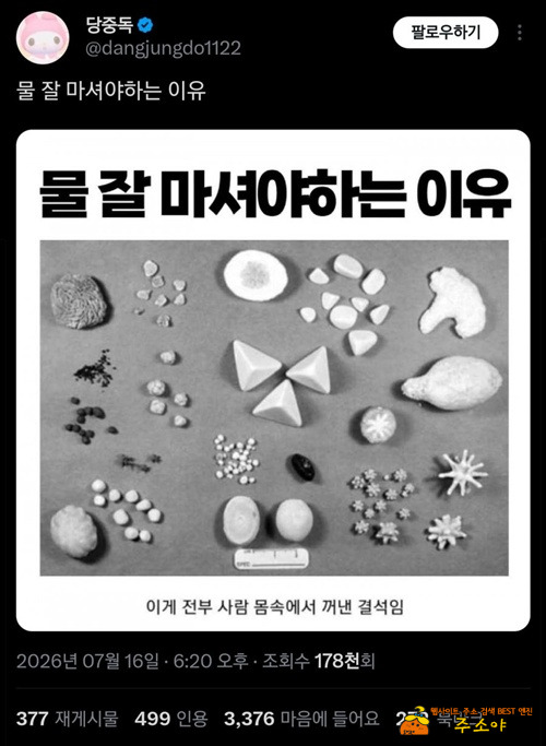물 잘 마시자
