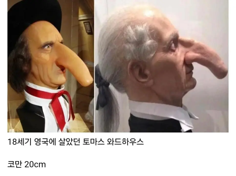 역사상 코가 가장 큰 사람